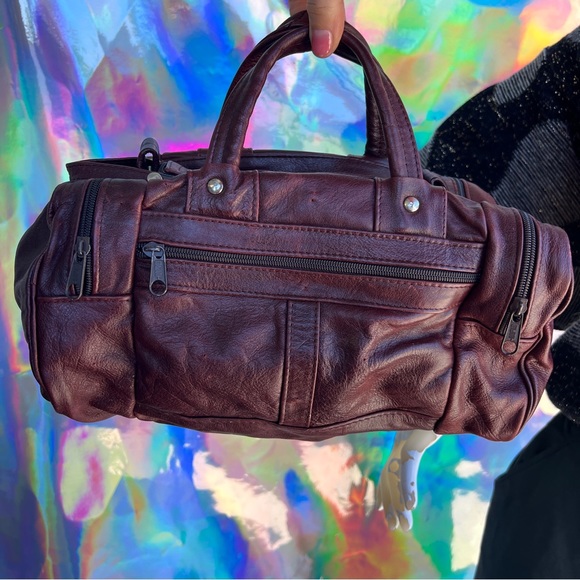 Vintage Mini Brown Leather Doctors Bag - Picture 7 of 15